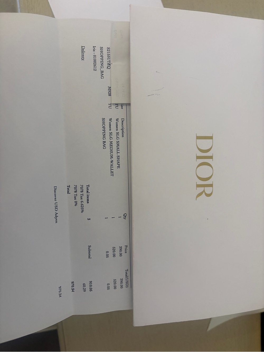 Dior Monogram Compact Wallet - Picture 5 of 5
